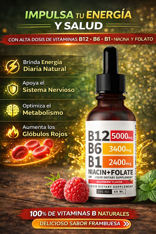 Más Energía y Mejor Concentración Todos los Días | Vitamina B12 | Vitalidad al Máximo
